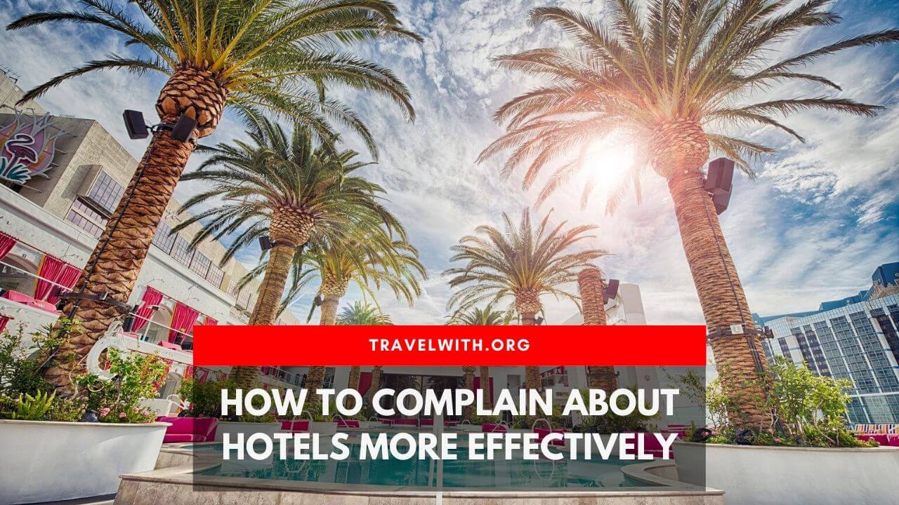 complain about hotels