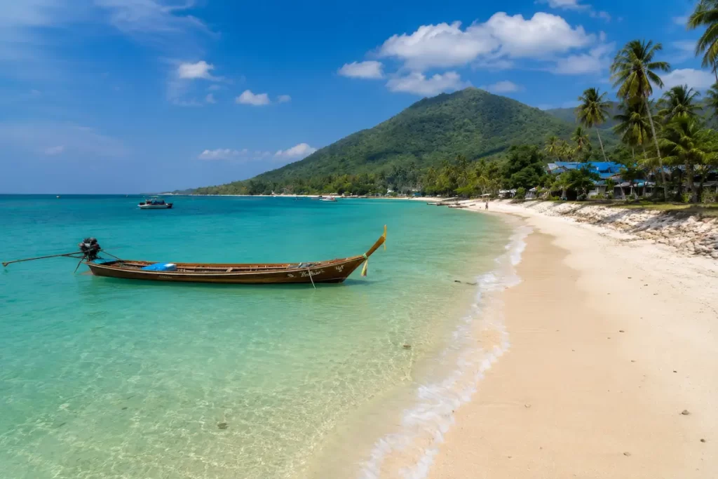 Khanom Beach in Nakhon Si Thammarat, showcasing one of Southern Thailand's quieter coastal destinations for travellers deciding where to go in Southern Thailand.