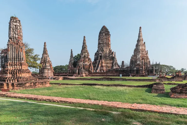 Wat Chaiwatthanaram in Ayutthaya, one of the best historical places in Thailand featured in our guide
