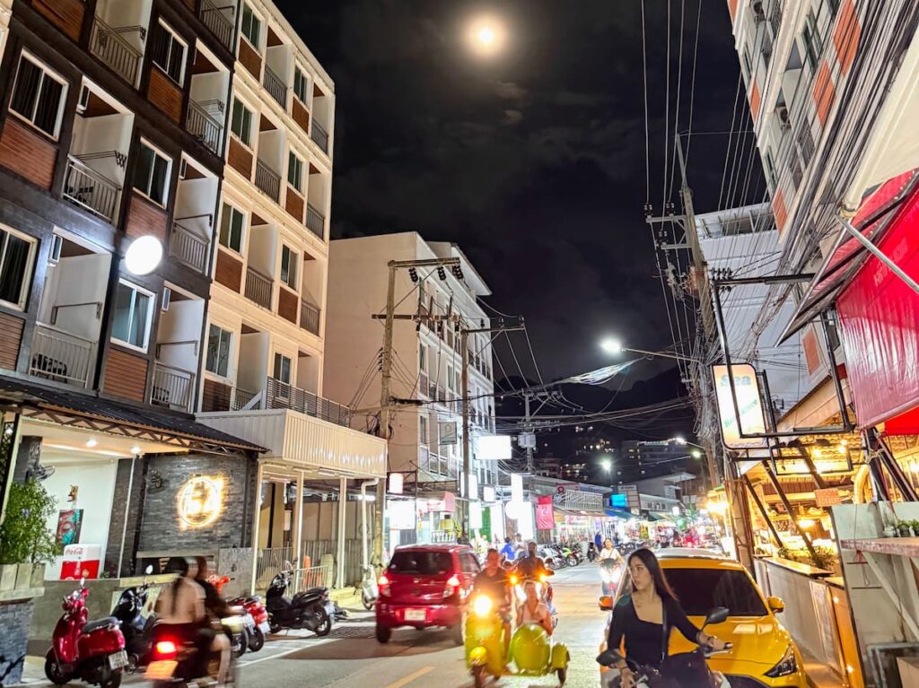 Exploring local streets is one of the best free things to do in Patong, revealing everyday life beyond the beachfront.
