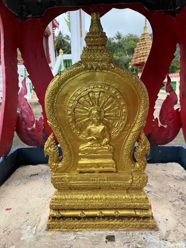 Decorative bai sema at Wat Suwan Khiri Wong Patong