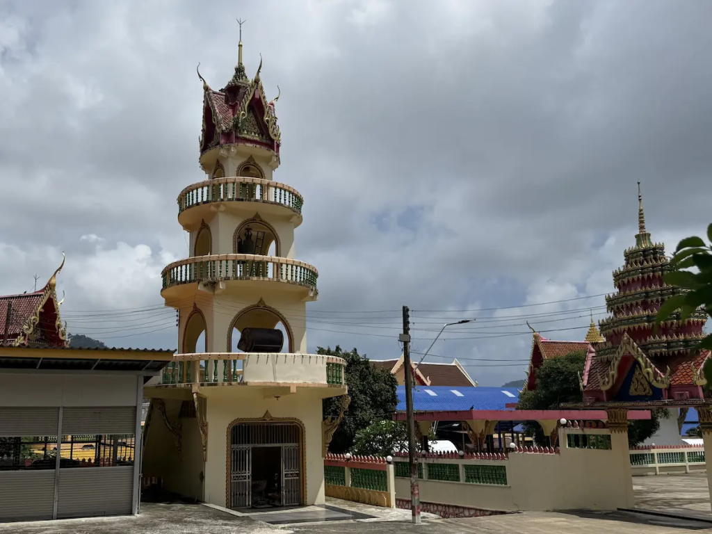 Bell tower beside the ubosot at Wat Suwan Khiri Wong Patong