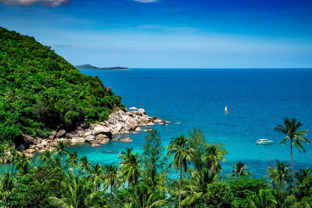 Hin Wong Bay on Koh Tao during a Southern Thailand holiday
