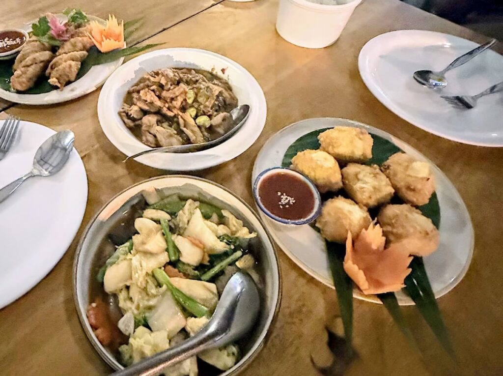 Authentic Thai dishes served at Kaab Gluay Restaurant featured in our Patong Travel Guide, Phuket.
