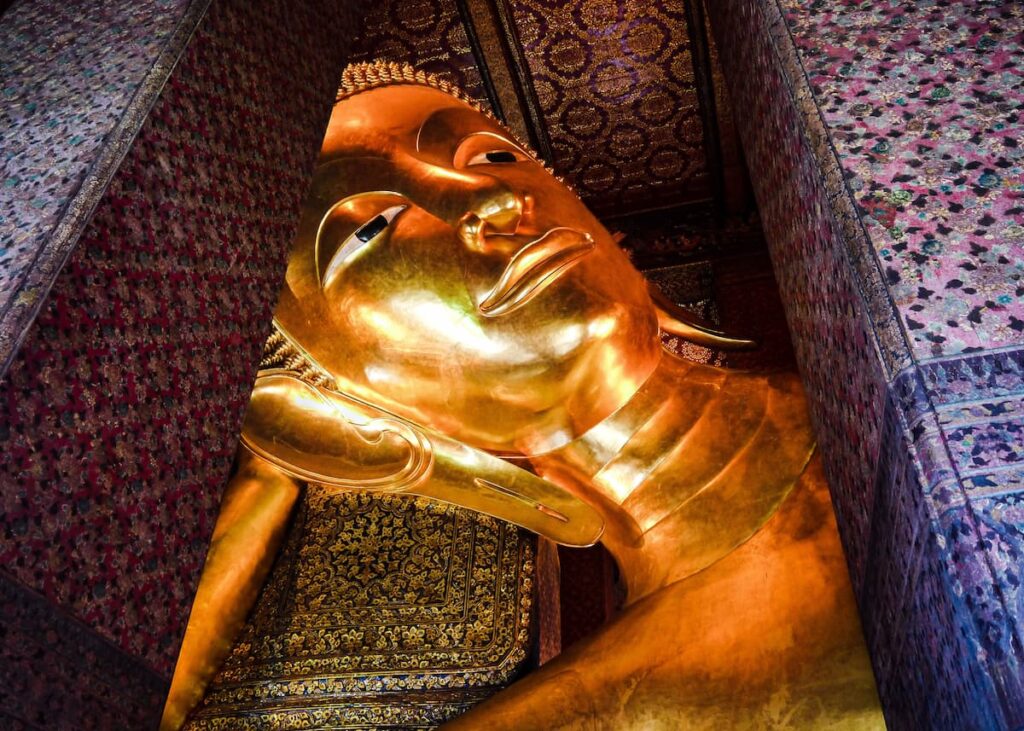 Reclining Buddha at Wat Pho, one of the best temples in Central Thailand