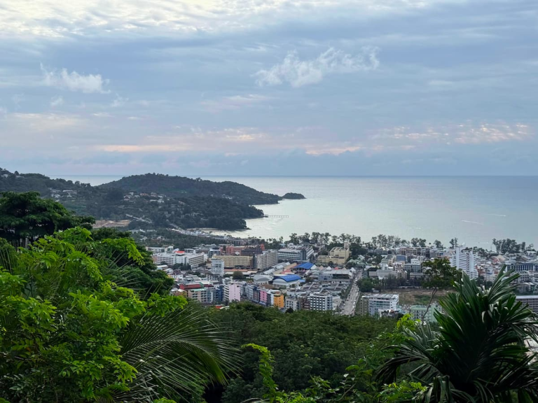 View across Patong and Patong Bay during a 3 or 5 day stay in Patong