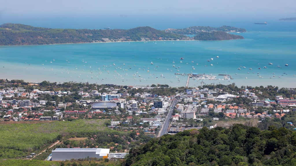 View across Chalong Bay while planning a Phuket holiday