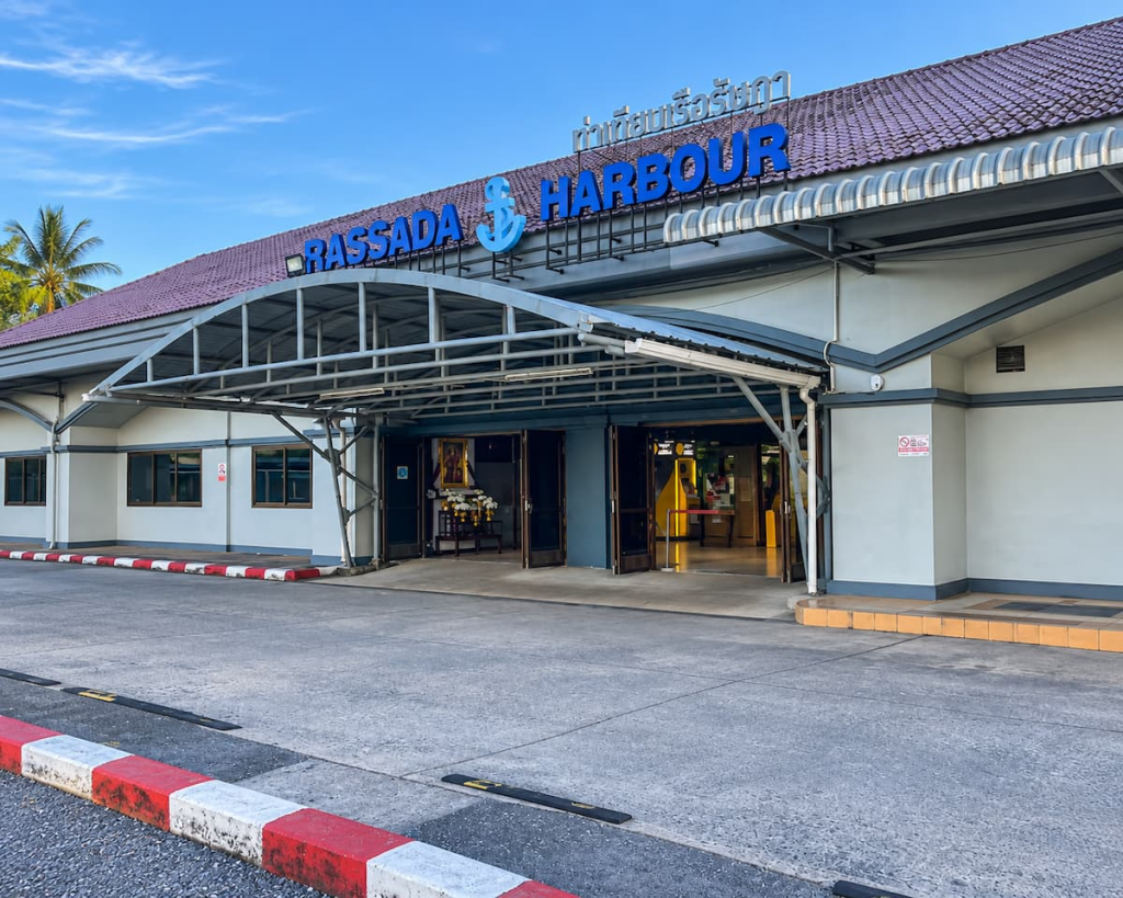 Rassada Pier in Phuket, a main arrival point for travellers getting to Phuket by ferry or speedboat
