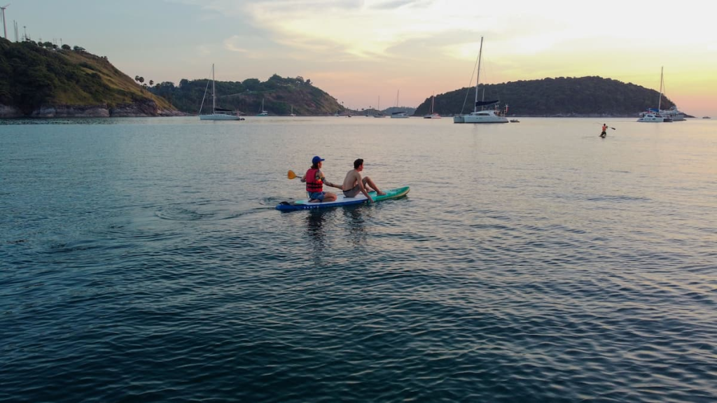 Kayaking at Nai Harn while enjoying a Phuket holiday
