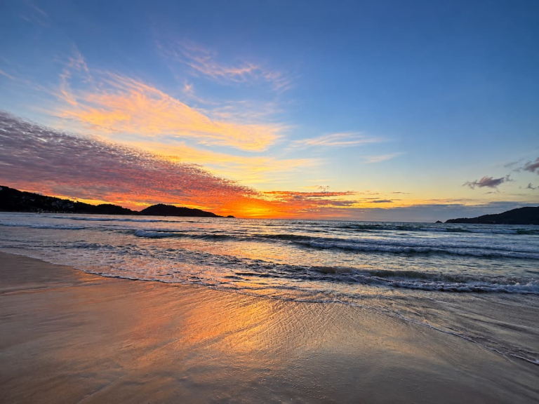 Patong Beach sunset during a one day in Patong itinerary