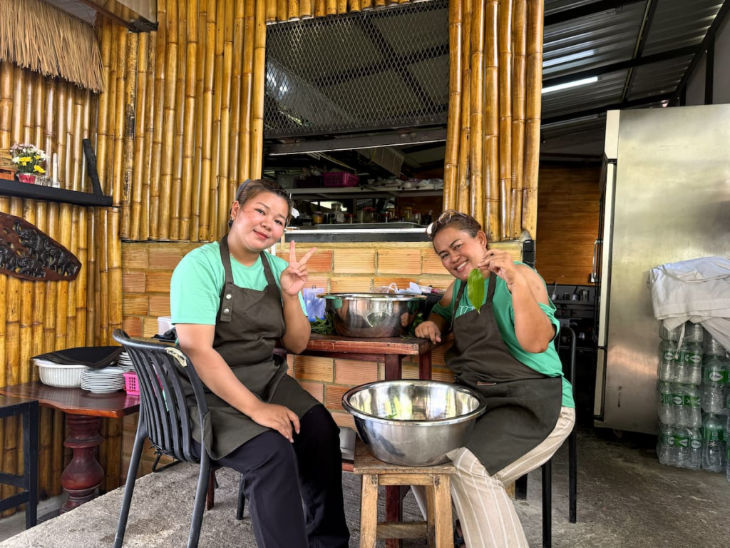 Staff at Pensook View Cafe in Patong